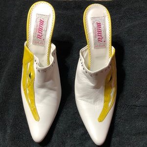 Genuine Alligator mules.  Size 40